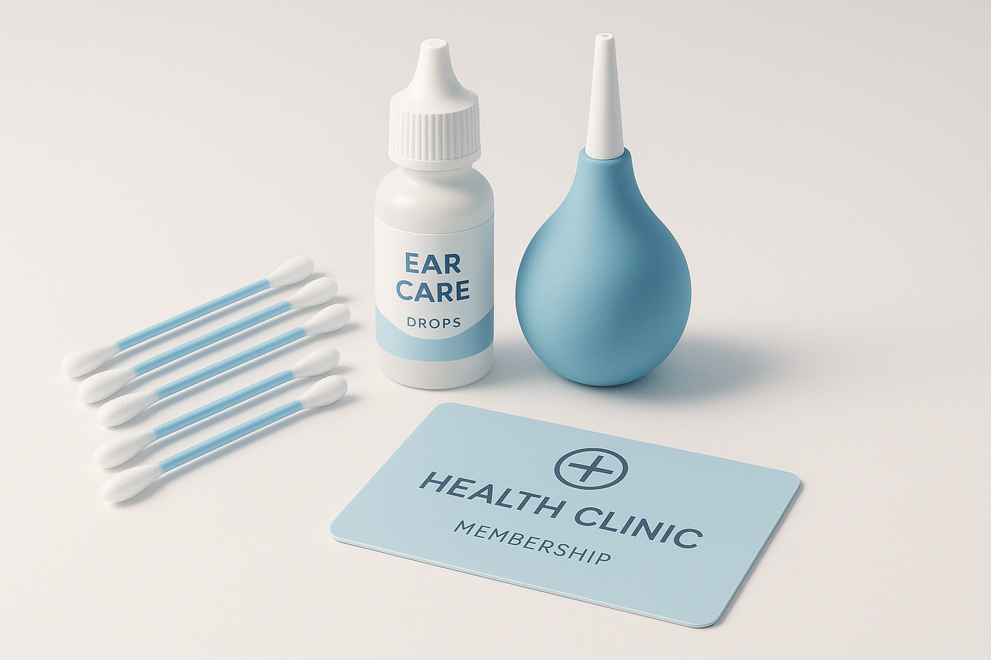 remove the human ear diagram and add a membership card