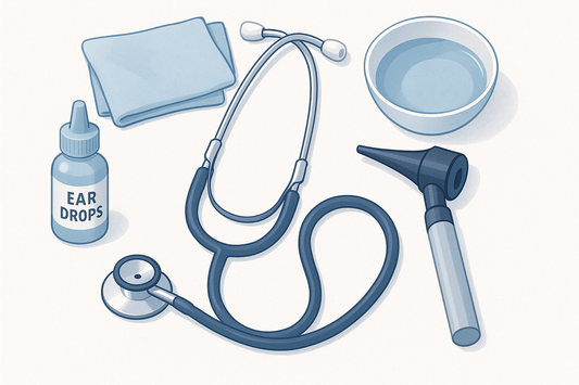 replace the qtips with a stethoscope